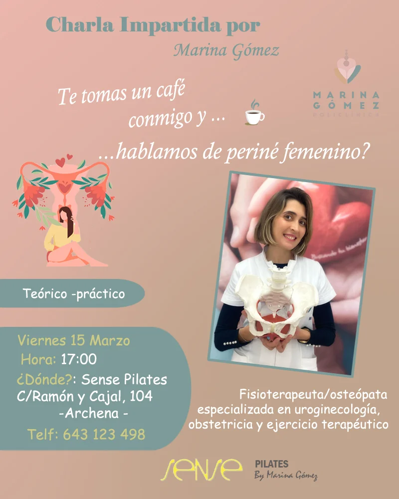 Taller conoce tu pelvis y periné Marzo 24